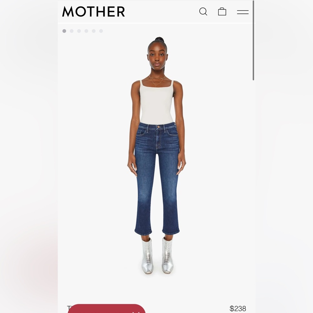 MOTHER The Insider Ankle Jeans